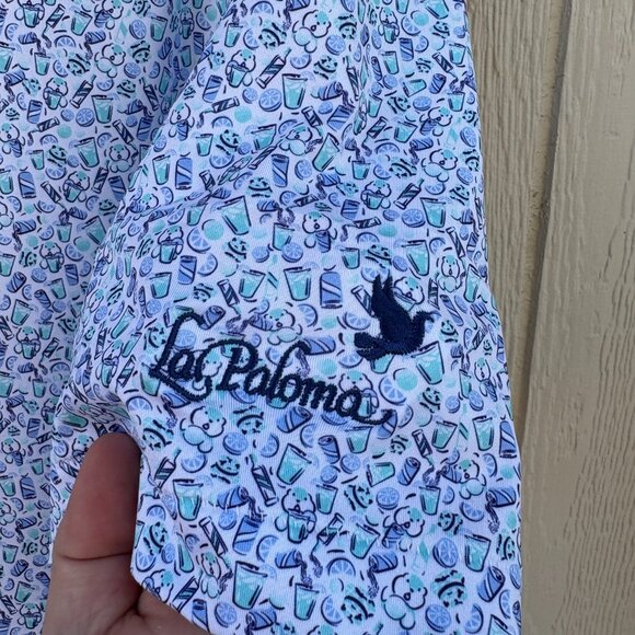 Peter Millar Summer Comfort Polo Men's Large Dazed & Transfused Golf Performance - Picture 5 of 10